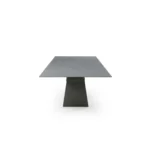 9087 Table Dark Gray with 1218 Swivel Dark Gray Chair