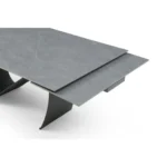9087 Table Dark Gray with 1218 Swivel Dark Gray Chair