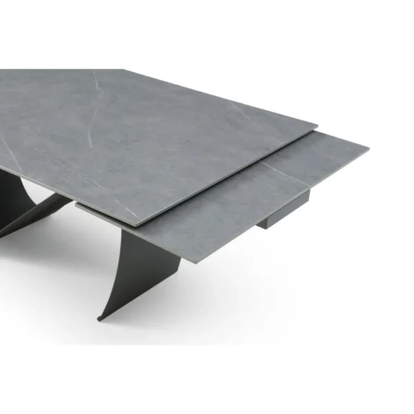 9087 Table Dark Gray with 1218 Swivel Dark Gray Chair