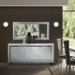Shiny Elite White Dining Room Set by Camelgroup Italy