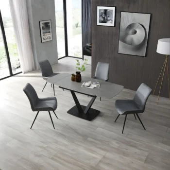 109 Gray Table with 79 Chairs