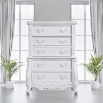 White Drawers Latisha Chest