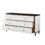 White & Brown Carena Dresser BD02030 By ACME - Image 3