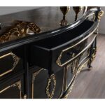 Golden Details Console Table