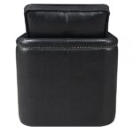 Black Leather Rocha Accent Chair AC01885 By ACME - Image 5