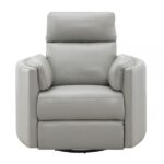 Gray Leather Recliner