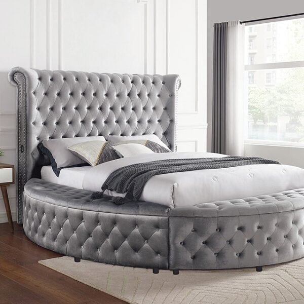 Gray SANSOM BED CM7178GY By Furniture of America - Image 2