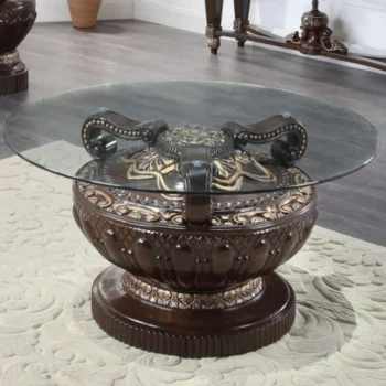 Cherry HD-8908C – Victorian Coffee Table By Homey Design
