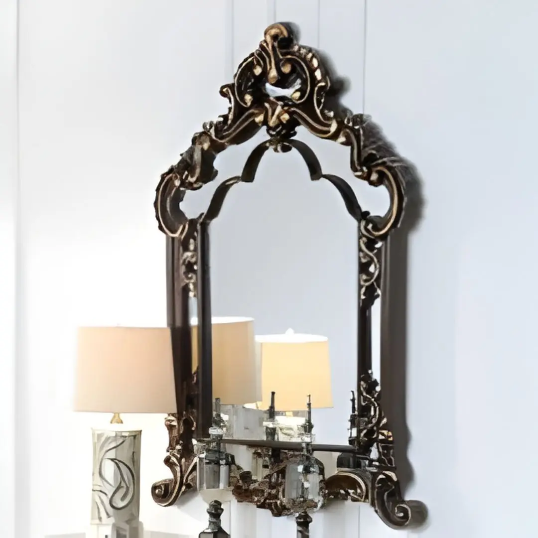 Cherry Hd-8908C – Mirror By Homey Design | Mobilia Cleopatra 3 Cherry HD-8908C – Mirror By Homey Design - Image 1