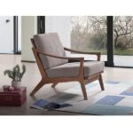 Light Brown Fabric Lide Accent Chair AC02378 By ACME - Image 4