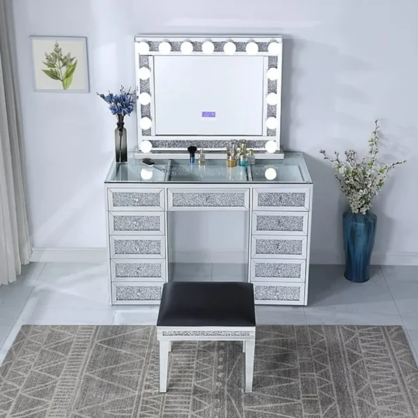 MIR1001S Silver Rectangle Mirror By Artisan Furniture - Image 2