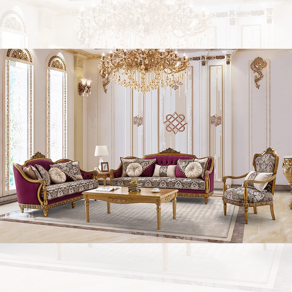 Hd-9015 3Pc Sofa Set By Homey Design | Mobilia Cleopatra 3 HD-9015 3Pc Sofa Set By Homey Design - Image 1
