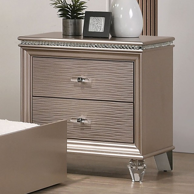 Allie Nightstand Cm7901Rg-N By Furniture Of America | Mobilia Cleopatra 3 CM7901RG-N