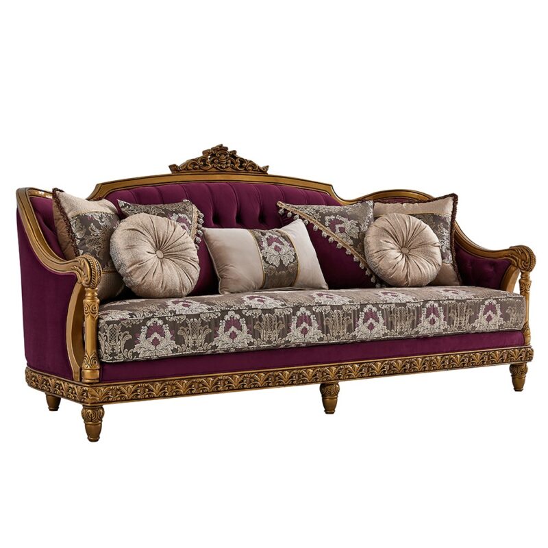 Hd-9015 Sofa By Homey Design | Mobilia Cleopatra 3 HD-9015 Sofa By Homey Design - Image 1