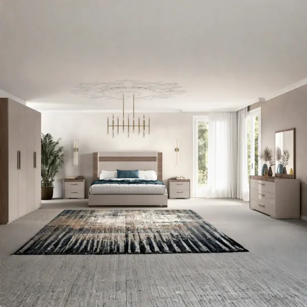 High Gloss Lacquer Nora Bedroom Set