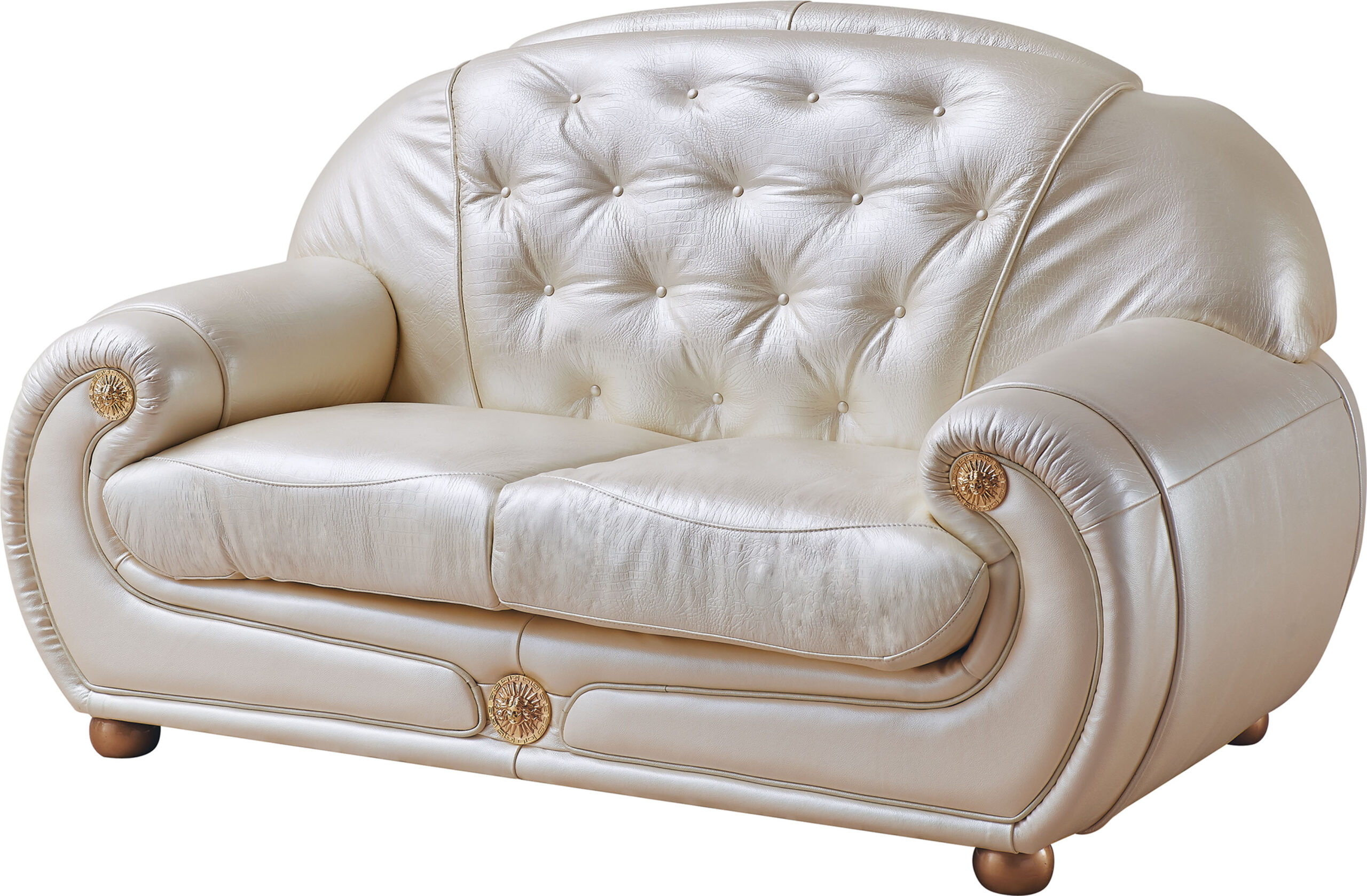Beige Loveseat