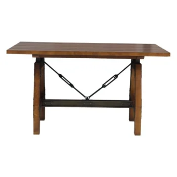 Rustic Brown Counter Height Table