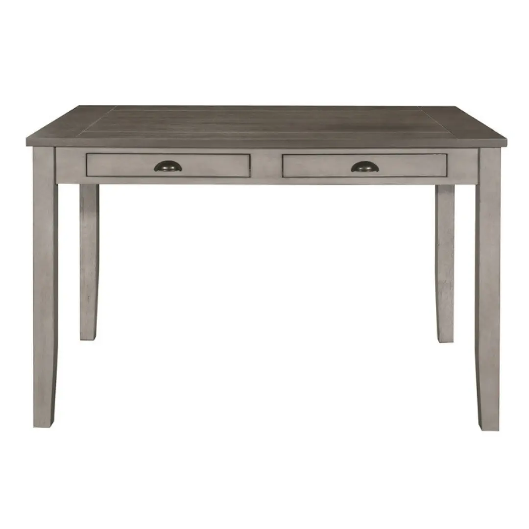 Bright Leaf Collection Counter Height Table And 4 Functional Drawers By Homelegance | Mobilia Cleopatra 3 Bright leaf Collection Counter Height Table and 4 Functional Drawers By Homelegance - Image 1