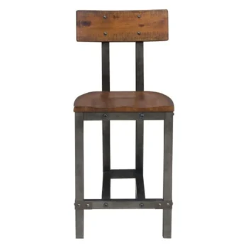 Rustic brown Counter Height Chair