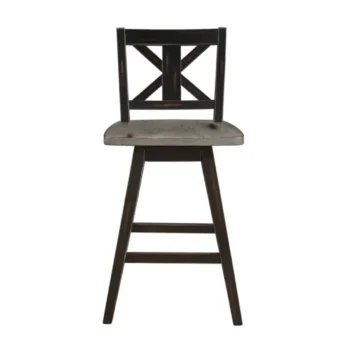 Black Swivel Counter Height Chair