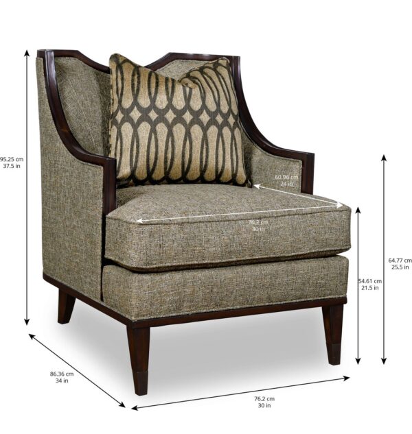 Harper Mineral - Brown Matching Chair By Art Furniture - Image 2