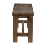 Brushed Brown Jerrick Collection Bench All Rubberwd Solid By Homelegance - Image 2