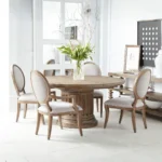 Architrave-Oval Almond Arm Chair Set of 2 By Art Furniture - Image 5