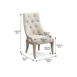 Arch Salvage-Reeves Host Chair-Parch Set of 2 By Art furniture - Image 5