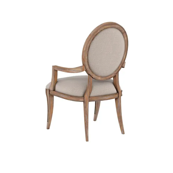 Architrave-Oval Almond Arm Chair Set of 2 By Art Furniture - Image 3