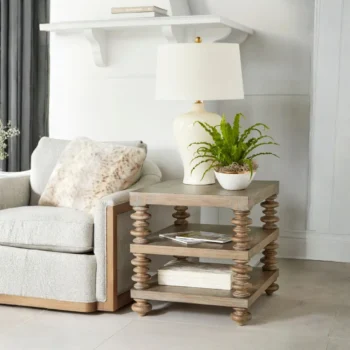 Almond End Table