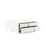 SQUARE COCKTAIL TABLE WITH DRAWERS