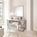 Mezzanine - Light Gray Writing Desk By Art Furniture