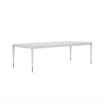 Rectangular Light Gray Dining Table