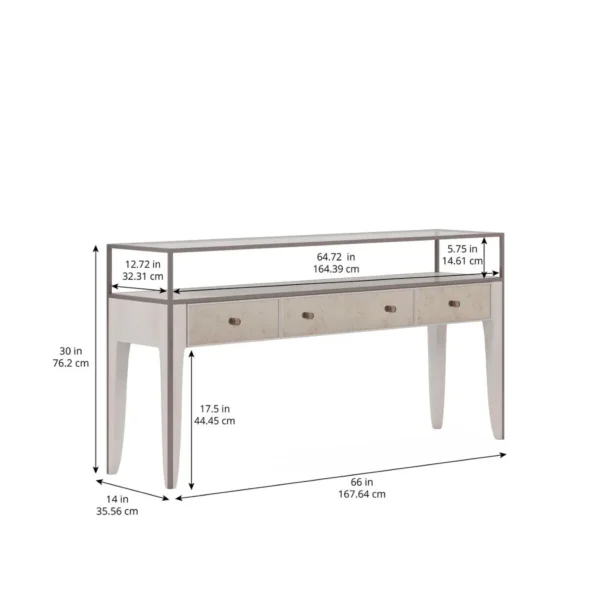 Mezzanine - Light Gray Sofa/Media Console By Art Furniture - Image 4