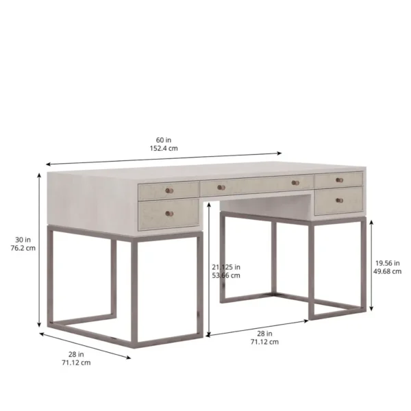 Mezzanine - Light Gray Writing Desk By Art Furniture - Image 5