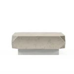 Light Gray Square Cocktail Table
