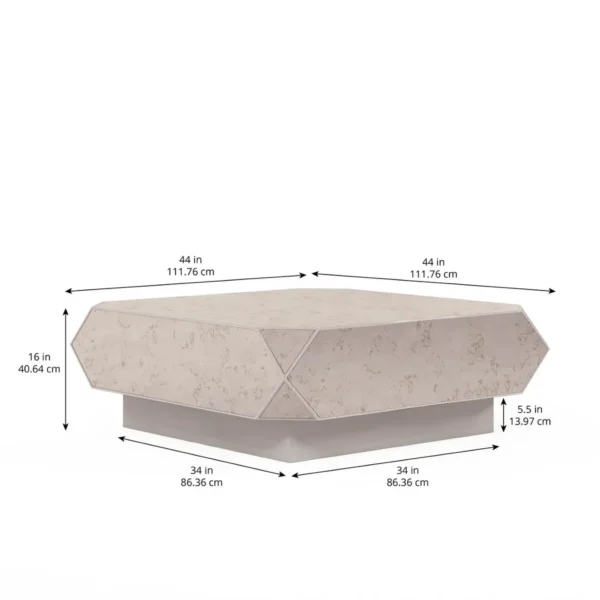 Mezzanine - Light Gray Square Cocktail Table By Art Furniture - Image 4