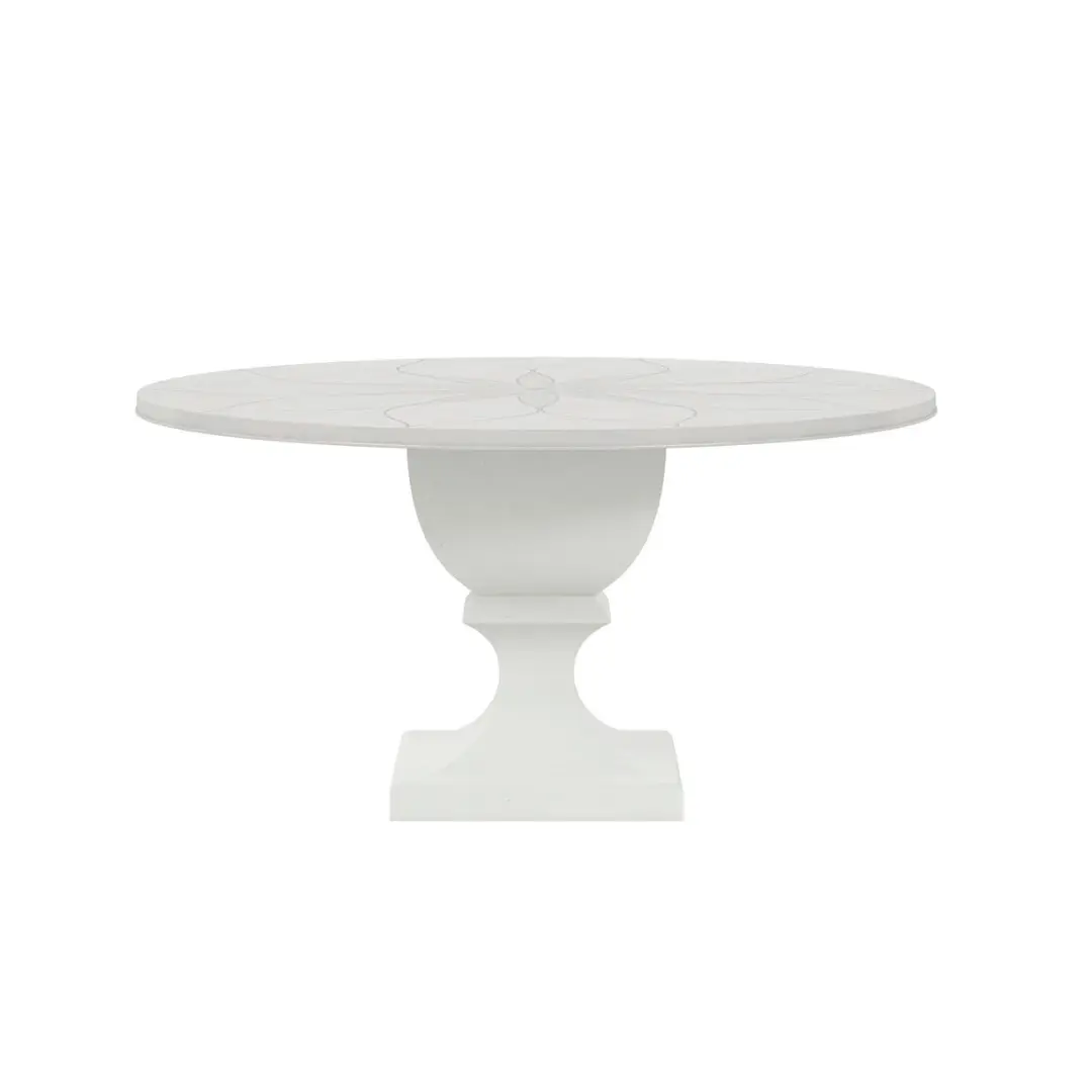 Mezzanine – Round Light Gray Dining Table By Art Furniture | Mobilia Cleopatra 3 Round Light Gray Dining Table