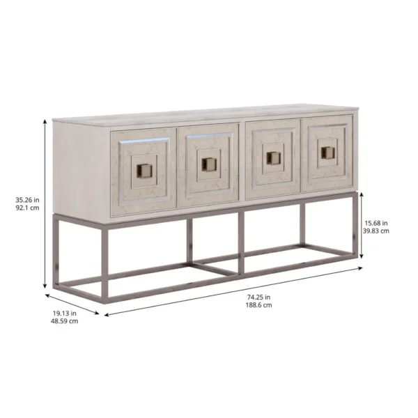 Mezzanine - Light Gray Accent/Media Console By Art Furniture - Image 6