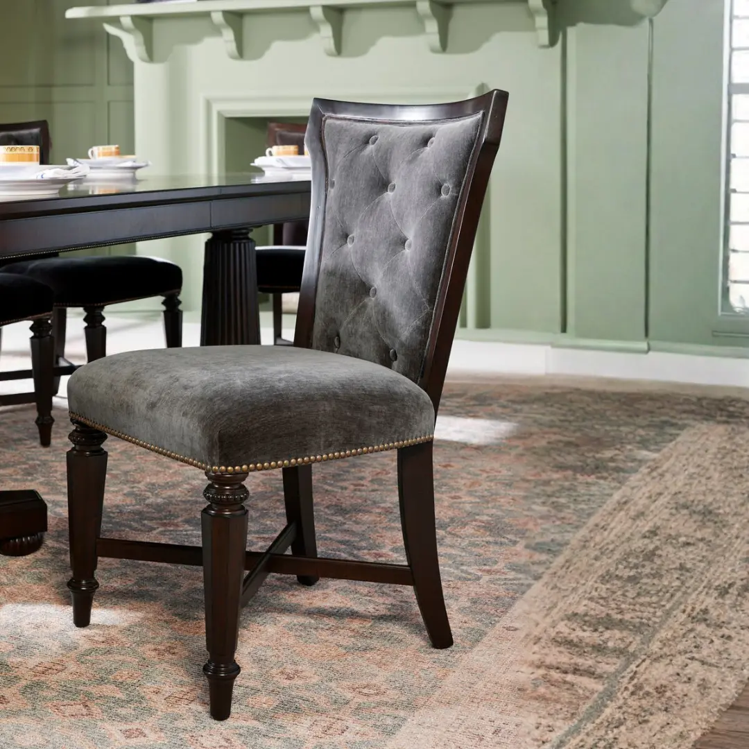 Revival Upholstery Back Side Chair Set Of 2 By Art Furniture | Mobilia Cleopatra 3 Upholstery Back Side Chair
