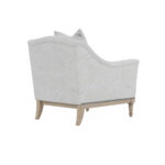 LOUNGE CHAIR FLAX BACK VIEW