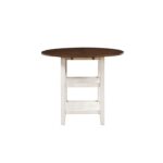 Whitwash and Dark Cherry Kiwi Collection Counter Height Leaf Table,2X9" By Homelegance - Image 3