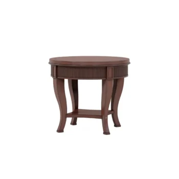 Mahogany Round End Table