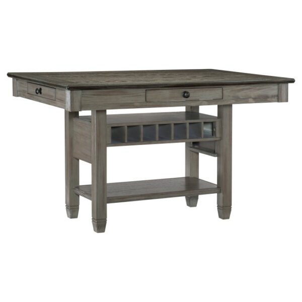 Gray Granby Collection Counter Height table By Homelegance - Image 2