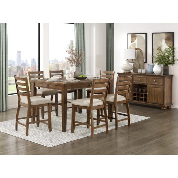 Cherry Tigard Collection Counter Height Table By Homelegance - Image 5