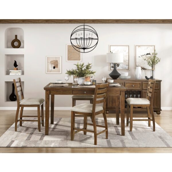 Cherry Tigard Collection Counter Height Table By Homelegance - Image 7