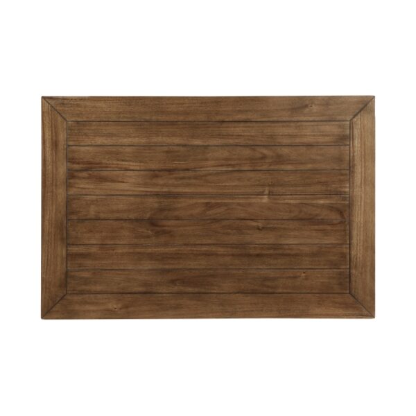 Cherry and gray Tigard Collection Counter Height Table By Homelegance - Image 2