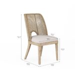 WOVEN SLING CHAIR DIMENSIONS
