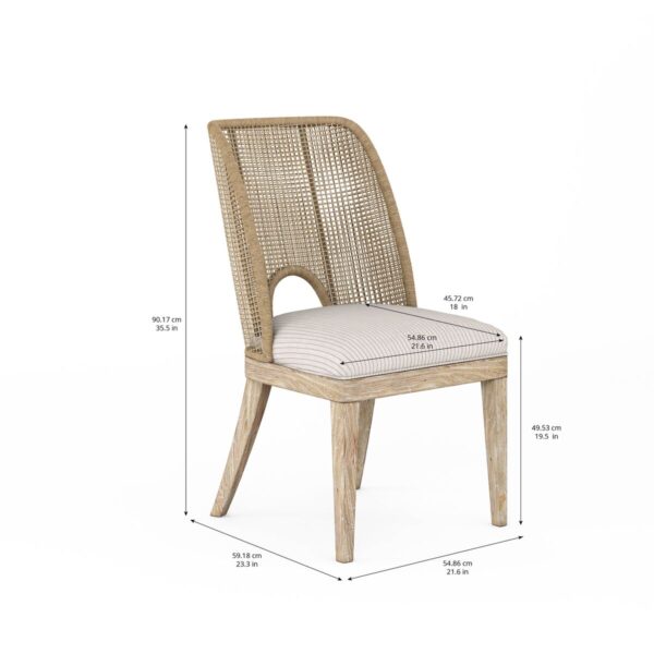 WOVEN SLING CHAIR DIMENSIONS