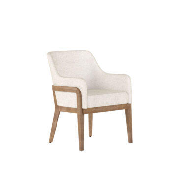 UPHOLSTERED ARM CHAIR